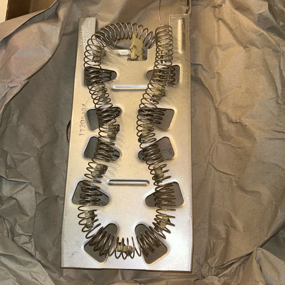 Whirlpool dryer heating element brand new never used part W11344457. 6400w. 240v
